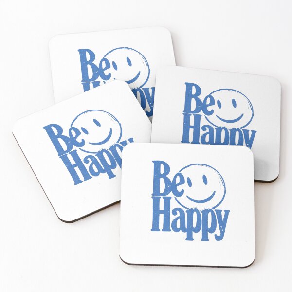 Item preview, Be Happy Typography Design designed and sold by WISDOMCHARLES.