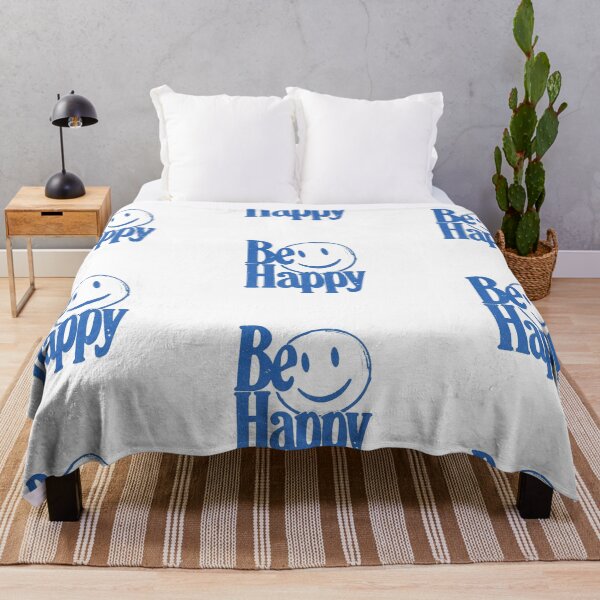 Item preview, Be Happy Typography Design designed and sold by WISDOMCHARLES.