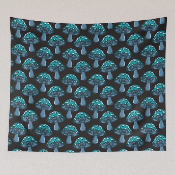 Item preview, Midnight mushroom - Amanita Muscaria - dark fairytale designed and sold by OhNoNotAgain42.