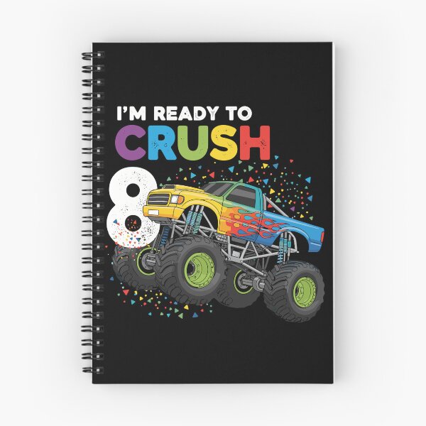 Item preview, I'm Ready To Crush 8 Monster Truck Birthday Eight Years Old Boy designed and sold by PopStars1993.