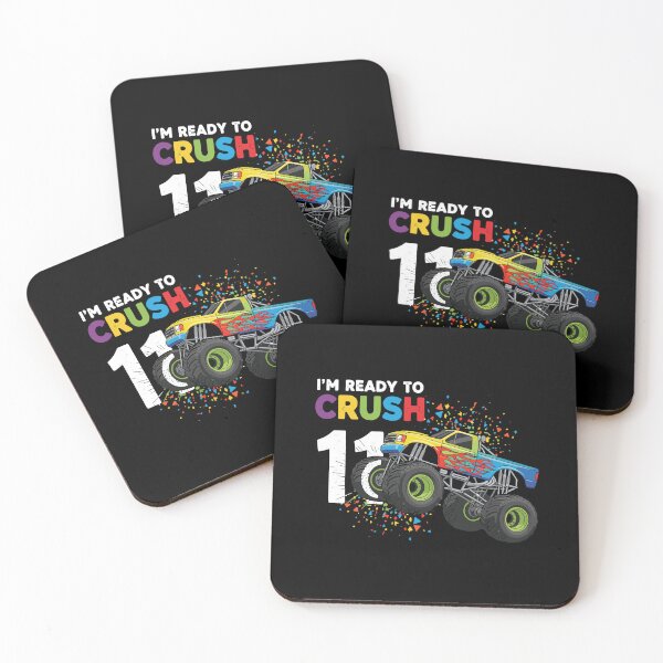 Item preview, I'm Ready To Crush 11 Monster Truck Eleven Year Old Birthday designed and sold by PopStars1993.
