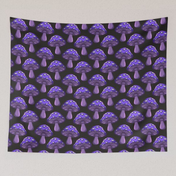 Item preview, Midnight mushroom - Amanita Muscaria - dark fairytale designed and sold by OhNoNotAgain42.
