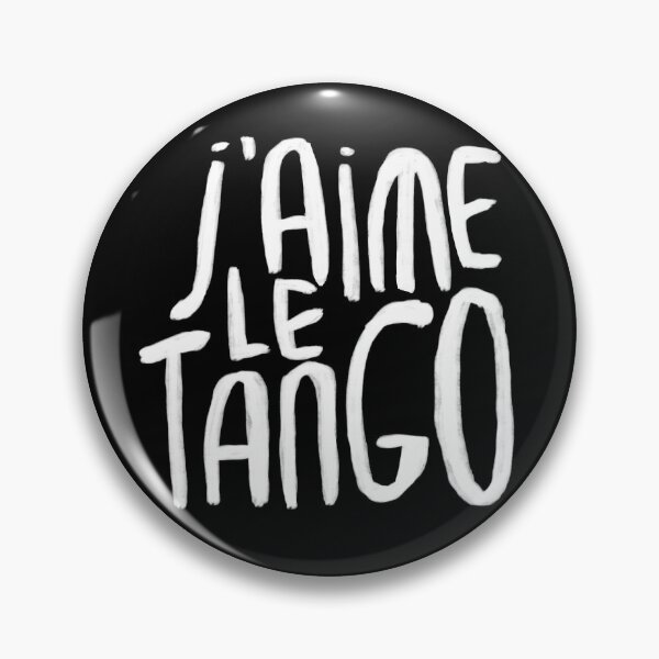 Item preview, J aime le tango, tango dancing designed and sold by danceink.