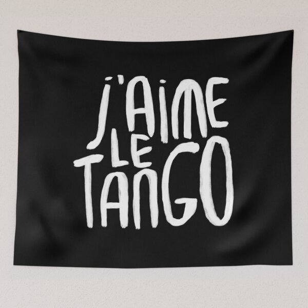 Item preview, J aime le tango, tango dancing designed and sold by danceink.