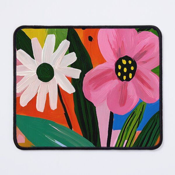 Item preview, Gemini Duality Bloom Abstract Floral Composition Vibrant Twin Energy Modern Zodiac Art designed and sold by OlfactoART Studio.