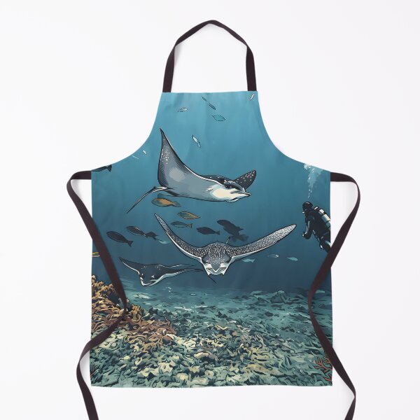 Item preview, golden ocean adventure vintage nature wall art designed and sold by Spirit of Siam.