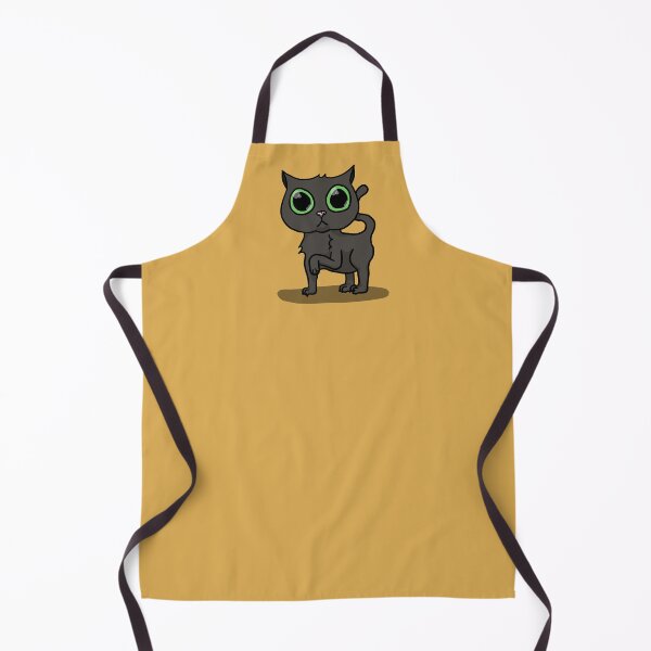 Item preview, Cute Black Cat with Green Eyes designed and sold by Clipboard Creations.