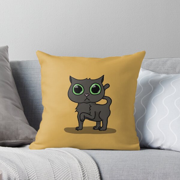 Item preview, Cute Black Cat with Green Eyes designed and sold by Clipboard Creations.