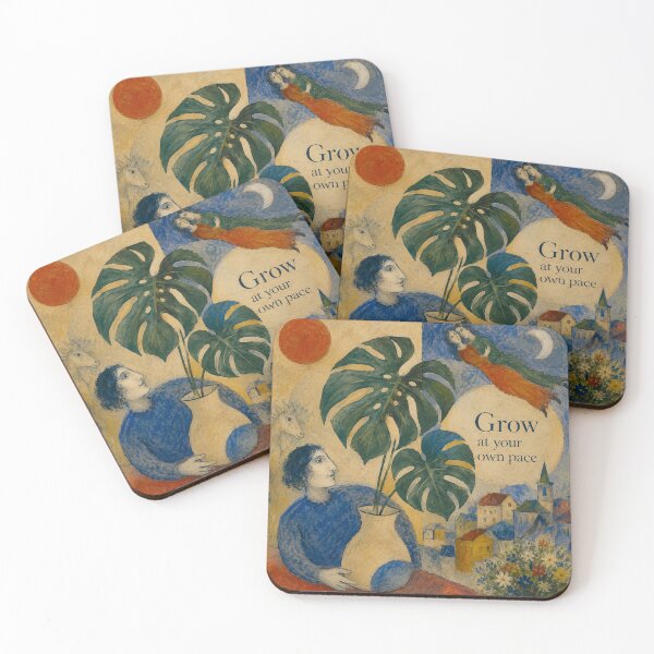 Item preview, Botanical Soul Art & Gentle Reminders - Grow at your own pace #4 designed and sold by Helios Be. Lavsh.
