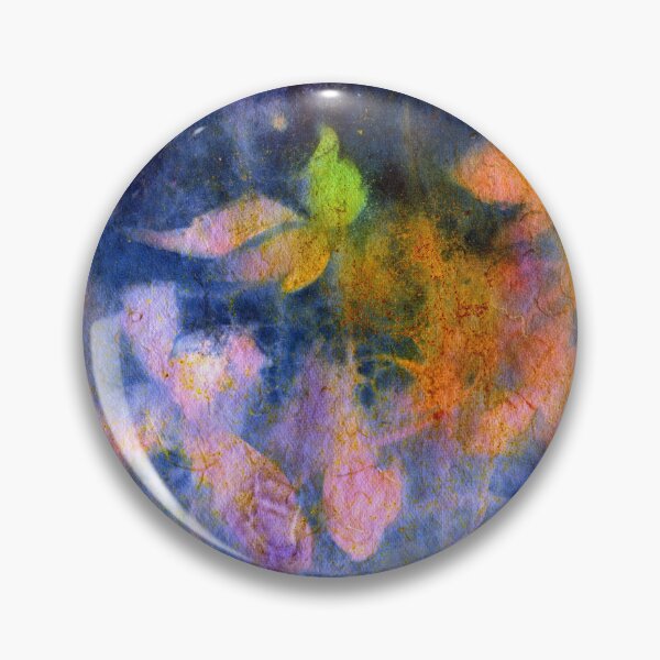 Item preview, Cyanotype of a Clematis created with Brusho Watercolour Crystals designed and sold by LymphomaLass.