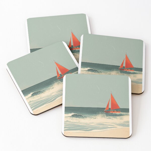 Item preview, Adventure Awaits – Sailboat Horizon Travel Art designed and sold by MarkedArtPrints.