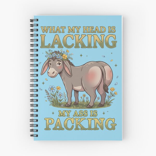 Item preview, What My Head Is Lacking My Ass Is Packing Donkey Meme designed and sold by digitalbob60.