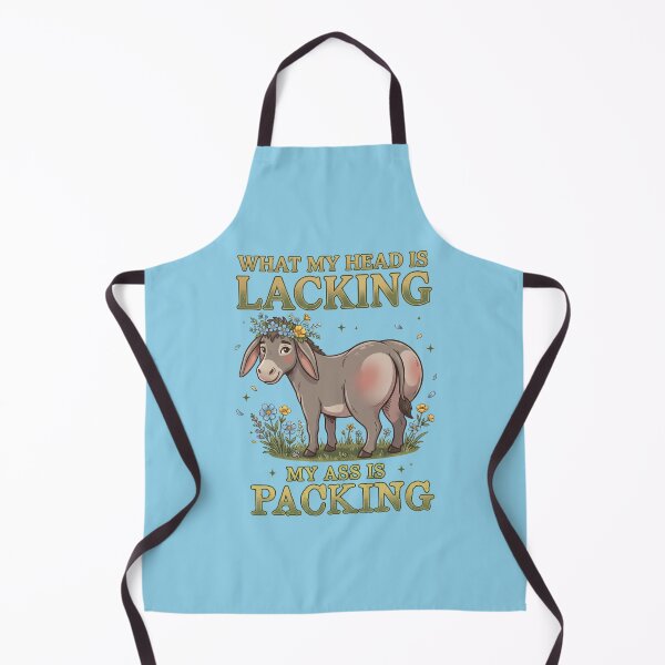Item preview, What My Head Is Lacking My Ass Is Packing Donkey Meme designed and sold by digitalbob60.