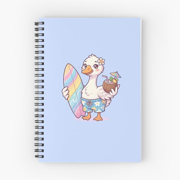 Item preview, Surfing Duck with Drink designed and sold by abieran.