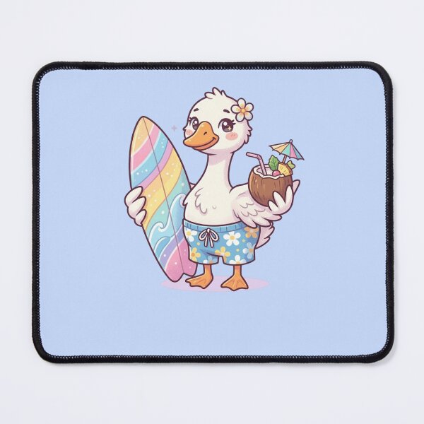 Item preview, Surfing Duck with Drink designed and sold by abieran.
