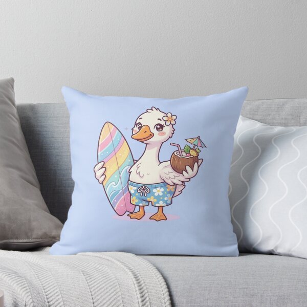 Item preview, Surfing Duck with Drink designed and sold by abieran.
