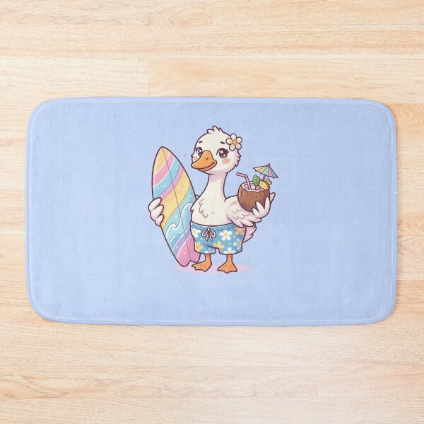 Item preview, Surfing Duck with Drink designed and sold by abieran.