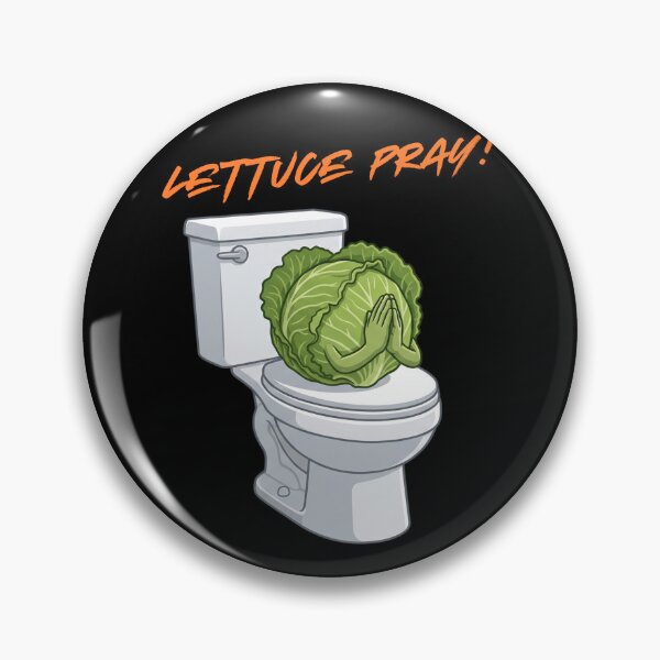 Item preview, Lettuce Pray - Cute Christian Humor Veggie Pun designed and sold by SpokeBender.