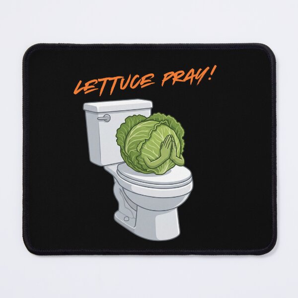 Item preview, Lettuce Pray - Cute Christian Humor Veggie Pun designed and sold by SpokeBender.
