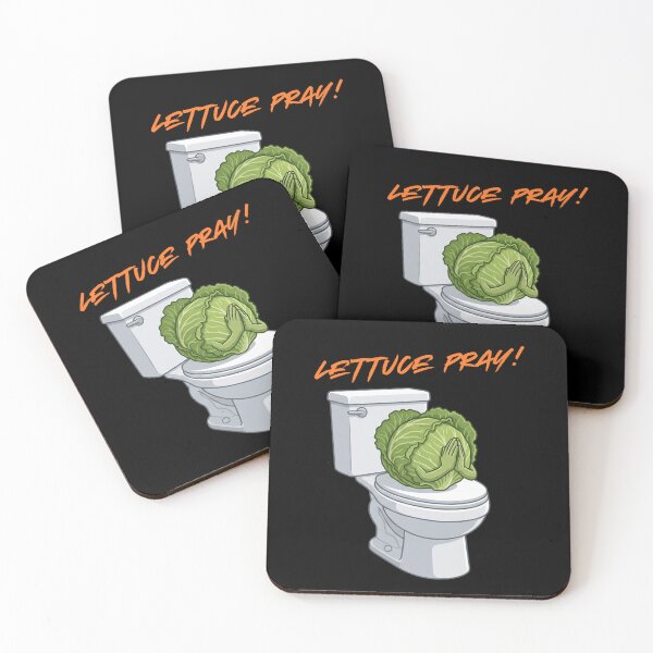Item preview, Lettuce Pray - Cute Christian Humor Veggie Pun designed and sold by SpokeBender.