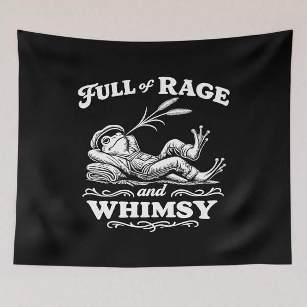 Item preview, Full of Rage and Whimsy, Funny Frog  designed and sold by CloudyPress.