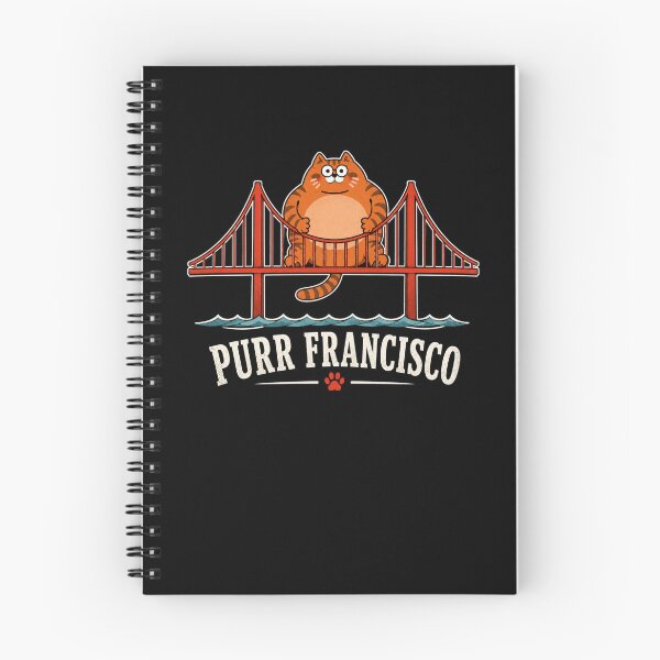Item preview, Purr Francisco's Cat Golden Gates Bridge Cat Reading Book designed and sold by MZShop95.