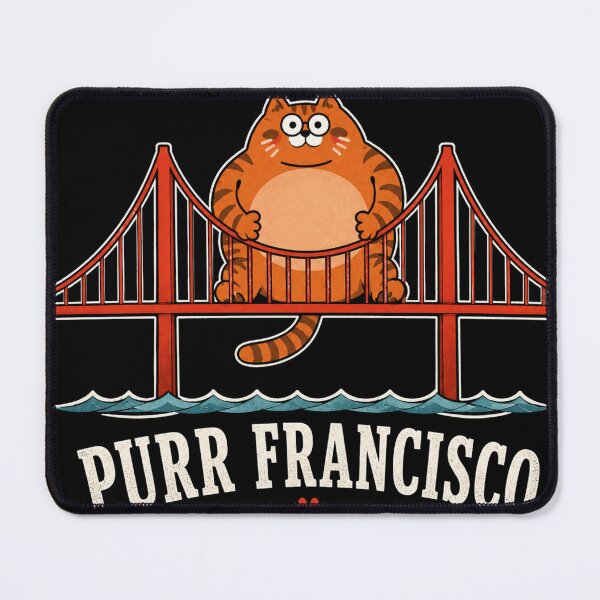 Item preview, Purr Francisco's Cat Golden Gates Bridge Cat Reading Book designed and sold by MZShop95.
