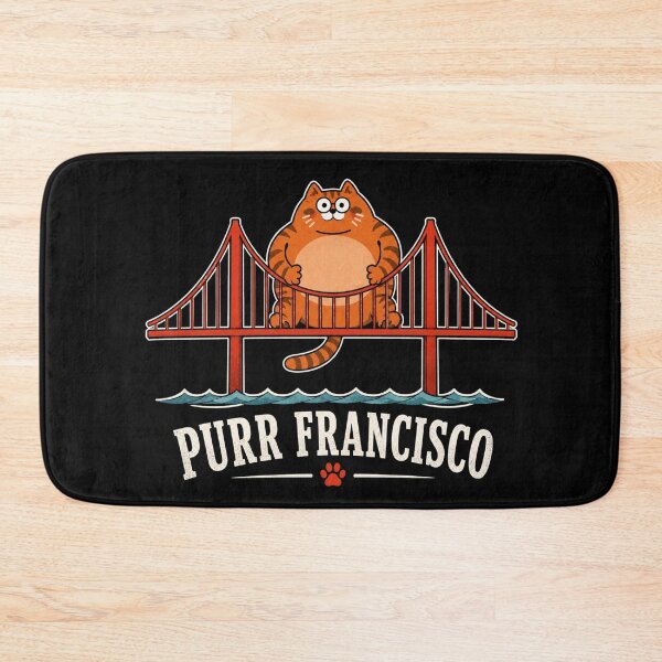 Item preview, Purr Francisco's Cat Golden Gates Bridge Cat Reading Book designed and sold by MZShop95.