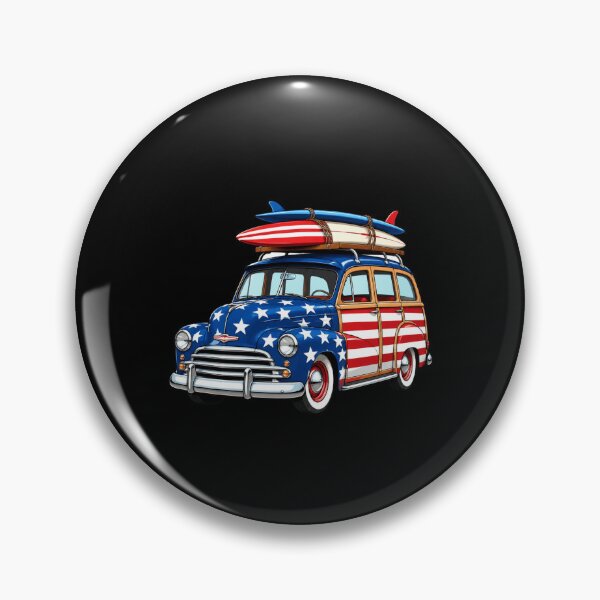 Item preview, Patriotic Surf Wagon designed and sold by abieran.