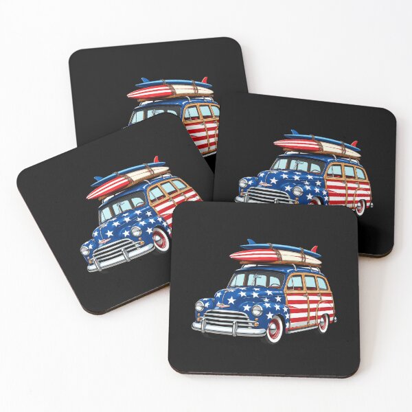 Item preview, Patriotic Surf Wagon designed and sold by abieran.
