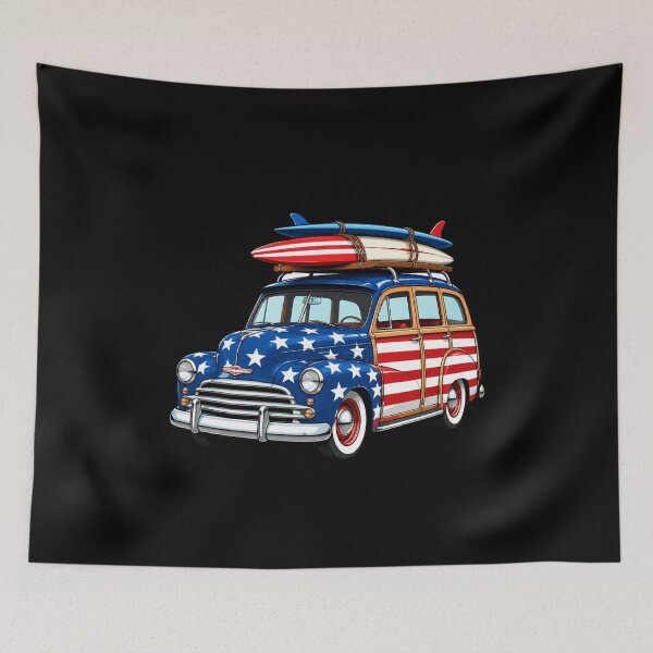 Item preview, Patriotic Surf Wagon designed and sold by abieran.