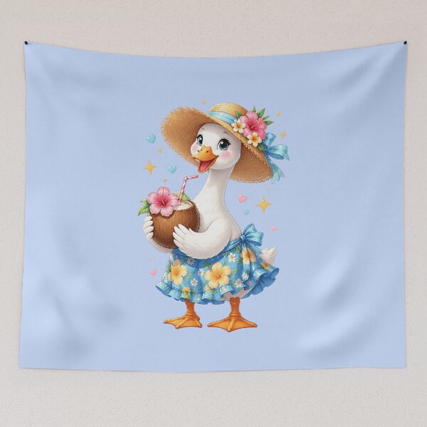 Item preview, Joyful Duck in Summer Attire designed and sold by abieran.