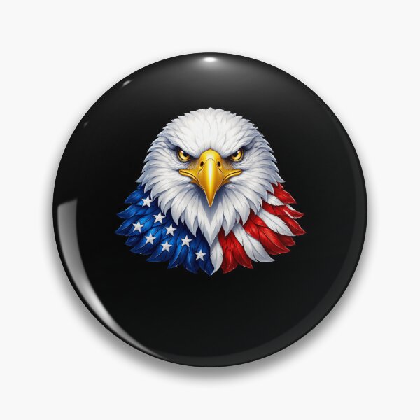 Item preview, Patriotic Bald Eagle Portrait designed and sold by abieran.