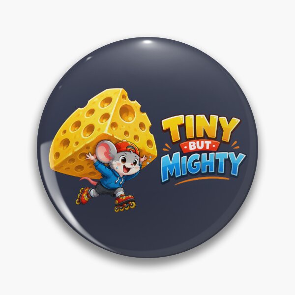 Item preview, Tiny But Mighty Cheese Mouse designed and sold by SharingLove.