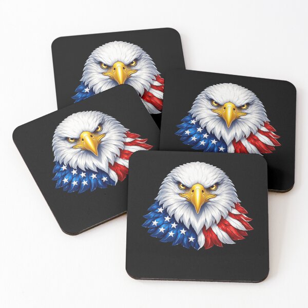 Item preview, Patriotic Bald Eagle Portrait designed and sold by abieran.