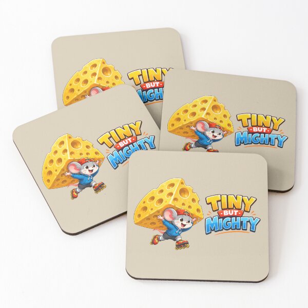 Item preview, Tiny But Mighty Cheese Mouse designed and sold by SharingLove.
