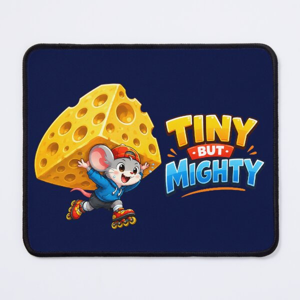 Item preview, Tiny But Mighty Cheese Mouse designed and sold by SharingLove.