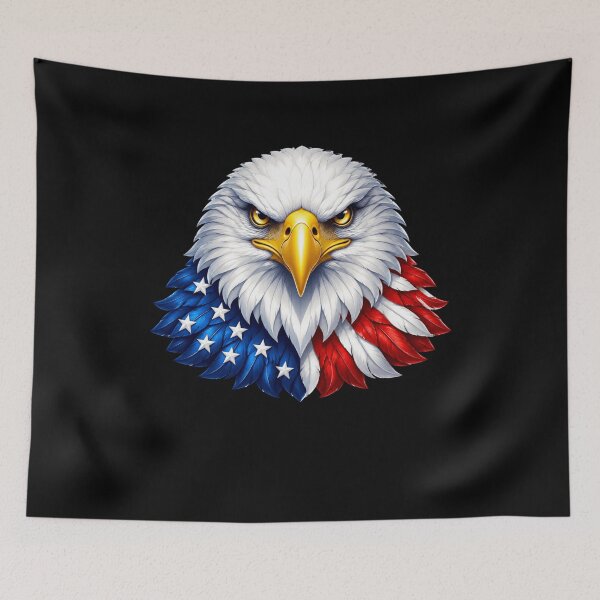Item preview, Patriotic Bald Eagle Portrait designed and sold by abieran.