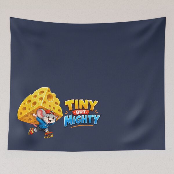 Item preview, Tiny But Mighty Cheese Mouse designed and sold by SharingLove.