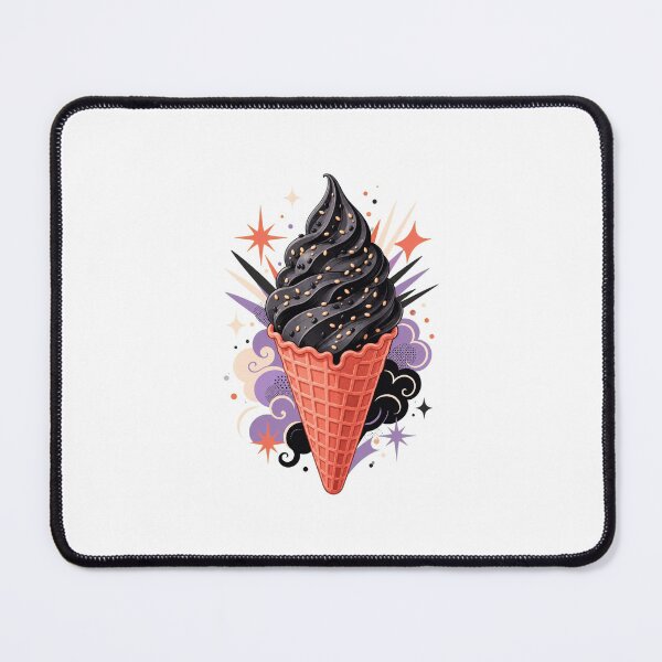 Item preview, Black Sesame Dessert Art and Cute Asian Food Illustration designed and sold by AMICO77.