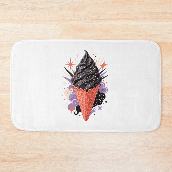 Item preview, Black Sesame Dessert Art and Cute Asian Food Illustration designed and sold by AMICO77.