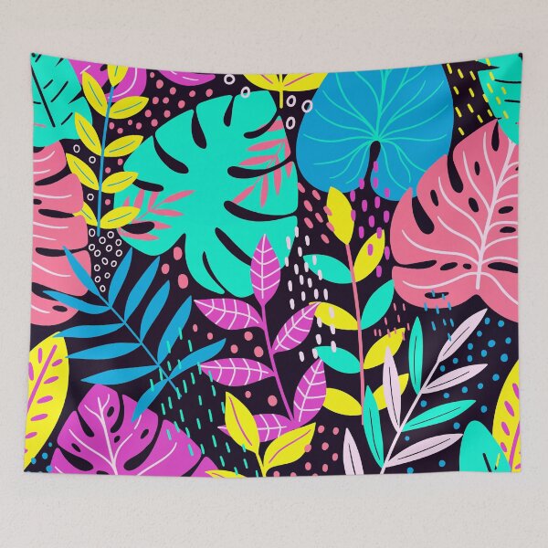 Item preview, Hot Tropic Palm Leaves In Fantasy Island Colors designed and sold by DEC02.