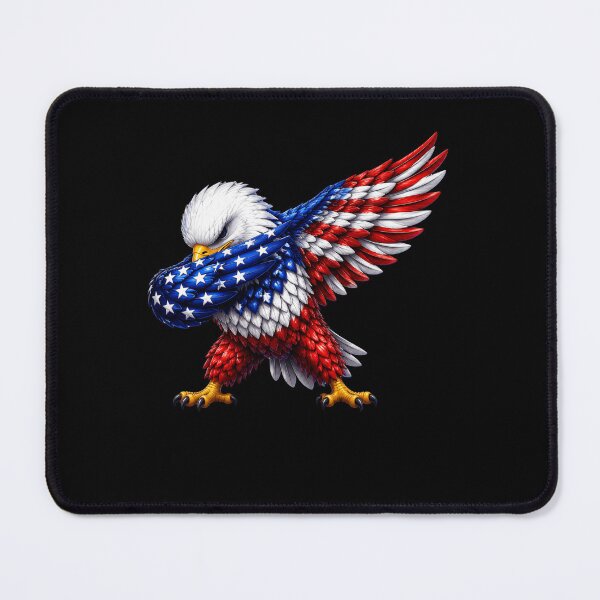 Item preview, Eagle Dabbing with Flag Wings designed and sold by abieran.