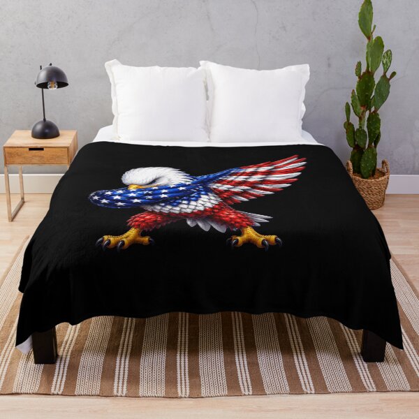 Item preview, Eagle Dabbing with Flag Wings designed and sold by abieran.