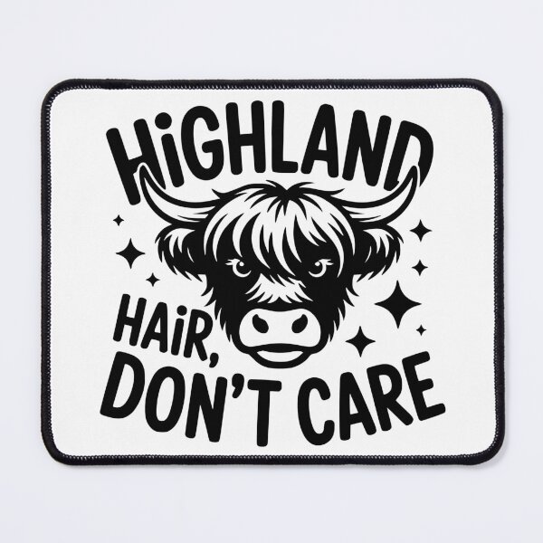 Item preview, Highland Hair Don’t Care designed and sold by theartfulaspie.