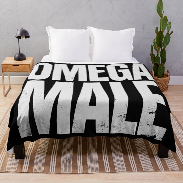 Item preview, OMEGA MALE in White Grungy Letters designed and sold by StudioDestruct.