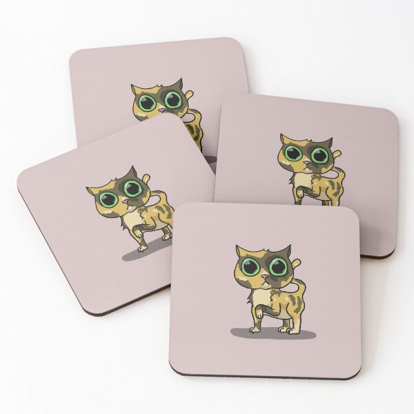 Item preview, Cute Tortoise Shell Cat with Green Eyes designed and sold by Clipboard Creations.