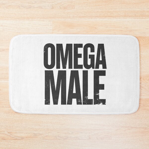 Item preview, OMEGA MALE in Black Grungy Letters designed and sold by StudioDestruct.