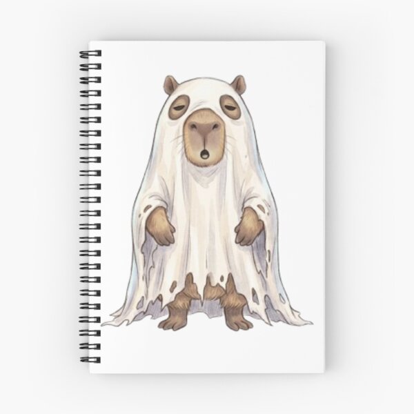 Item preview, Sleepy Ghost Capybara designed and sold by Snurly.