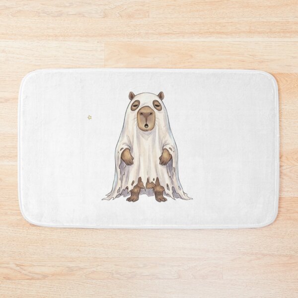 Item preview, Sleepy Ghost Capybara designed and sold by Snurly.
